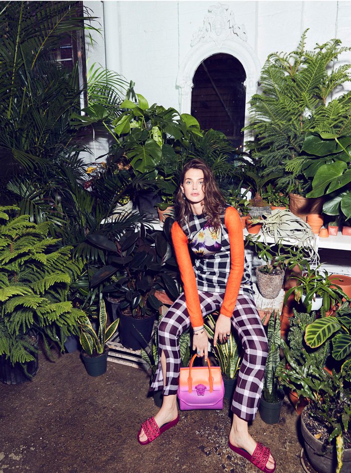 超模Crista Cober 演绎Elle时尚杂志摄影大片