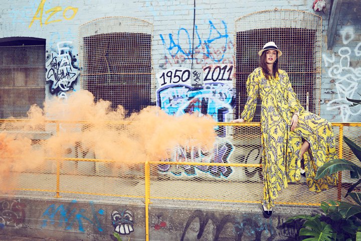 超模Crista Cober 演绎Elle时尚杂志摄影大片