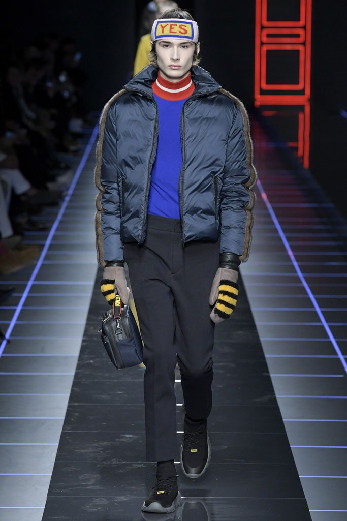 Fendi（芬迪）2025米兰时装周男装秀