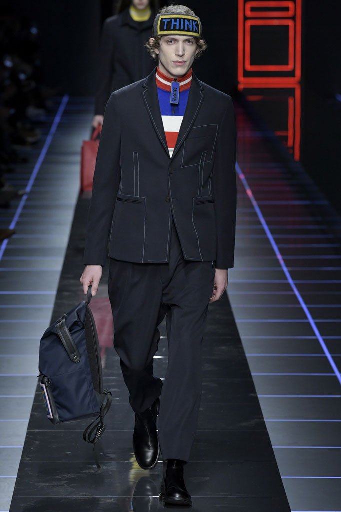 Fendi（芬迪）2025米兰时装周男装秀