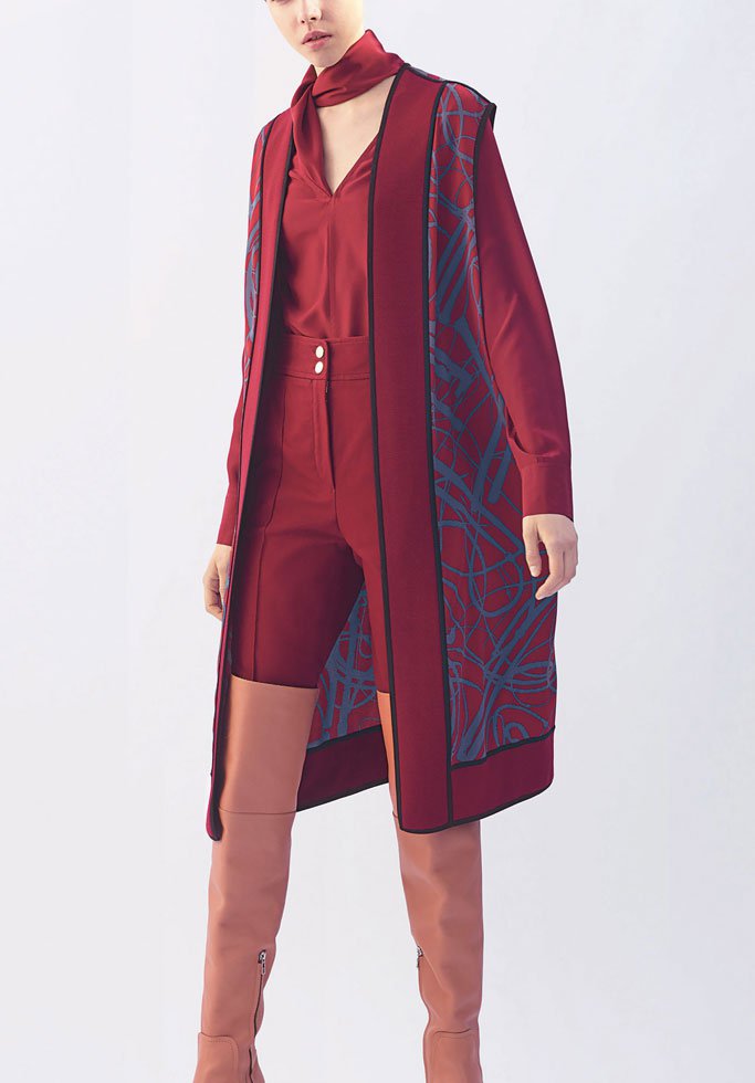 Hermès 2025早秋女装时尚品牌广告大片