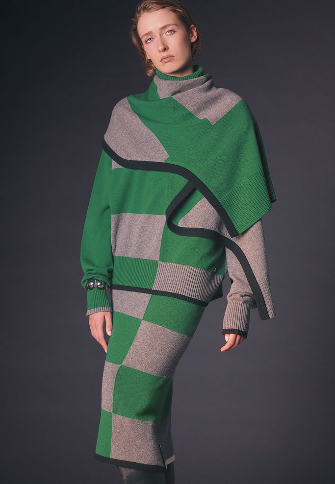 Hermès 2025早秋女装时尚品牌广告大片