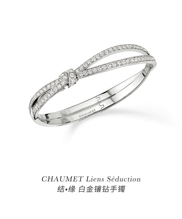 高圆圆一袭粉色抹胸长裙出席活动 以CHAUMET缘系·一生系列作品相伴