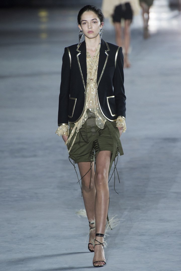 Saint Laurent（圣罗兰）2025巴黎时装周时装秀
