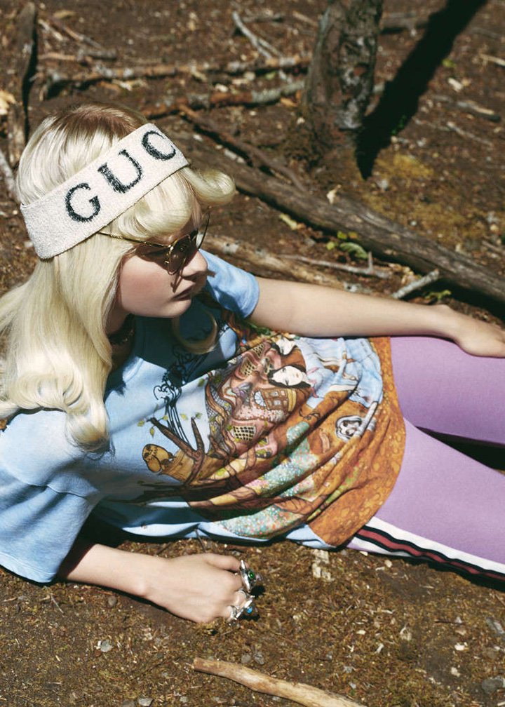 古驰GUCCI携手艺术家Unskilled Worker推出新品系列