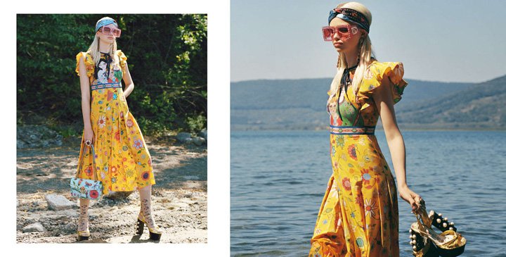 古驰GUCCI携手艺术家Unskilled Worker推出新品系列