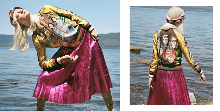 古驰GUCCI携手艺术家Unskilled Worker推出新品系列