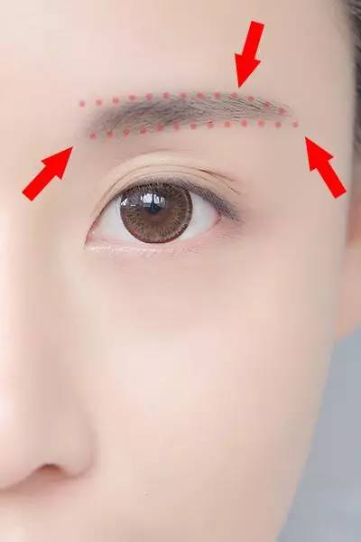 韩式平眉的画法 眉毛画好了,你比女神还要美!
