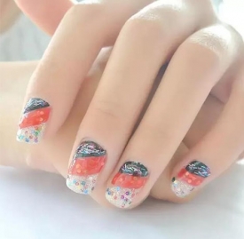 极简亮片美甲教程 在家就可以DIY