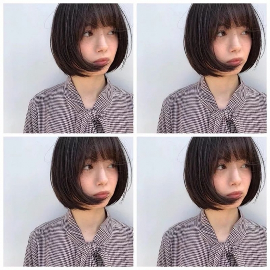 内扣短发图片大全 时髦更有气质