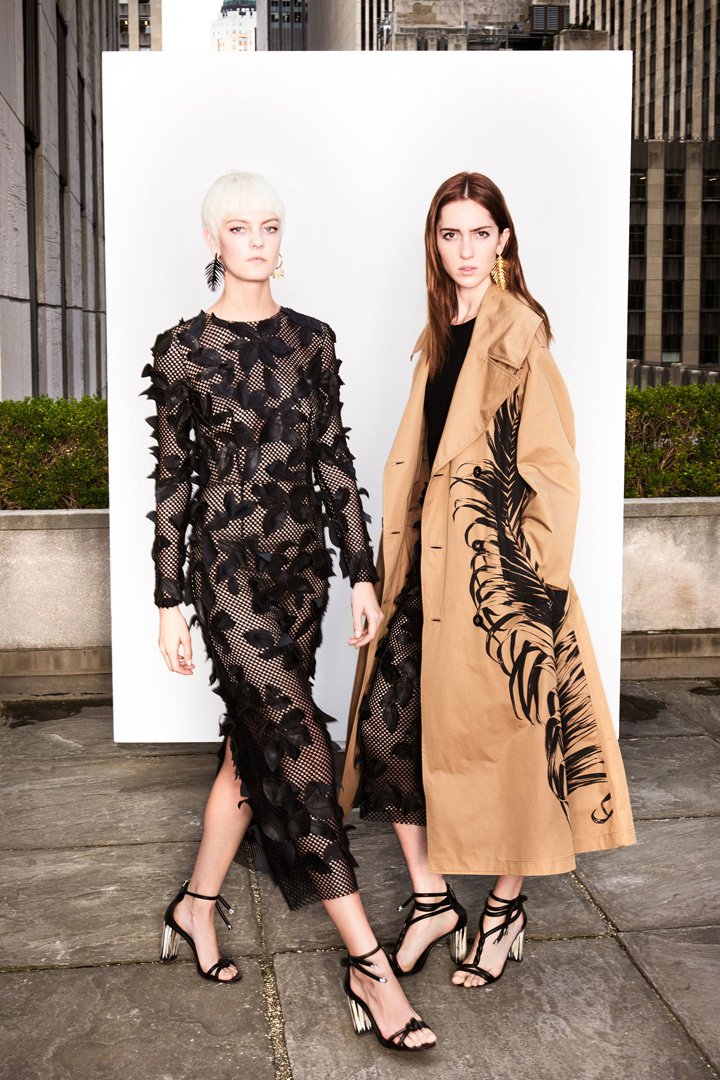 Oscar de la Renta 2025早春时尚服装造型图