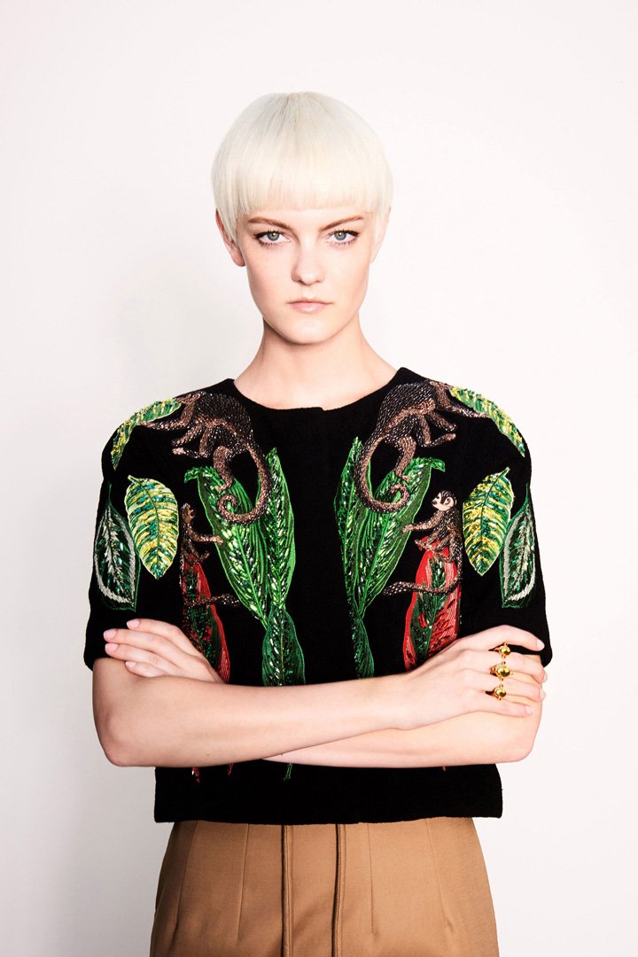 Oscar de la Renta 2025早春时尚服装造型图