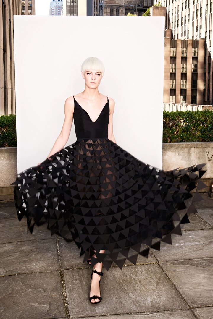 Oscar de la Renta 2025早春时尚服装造型图