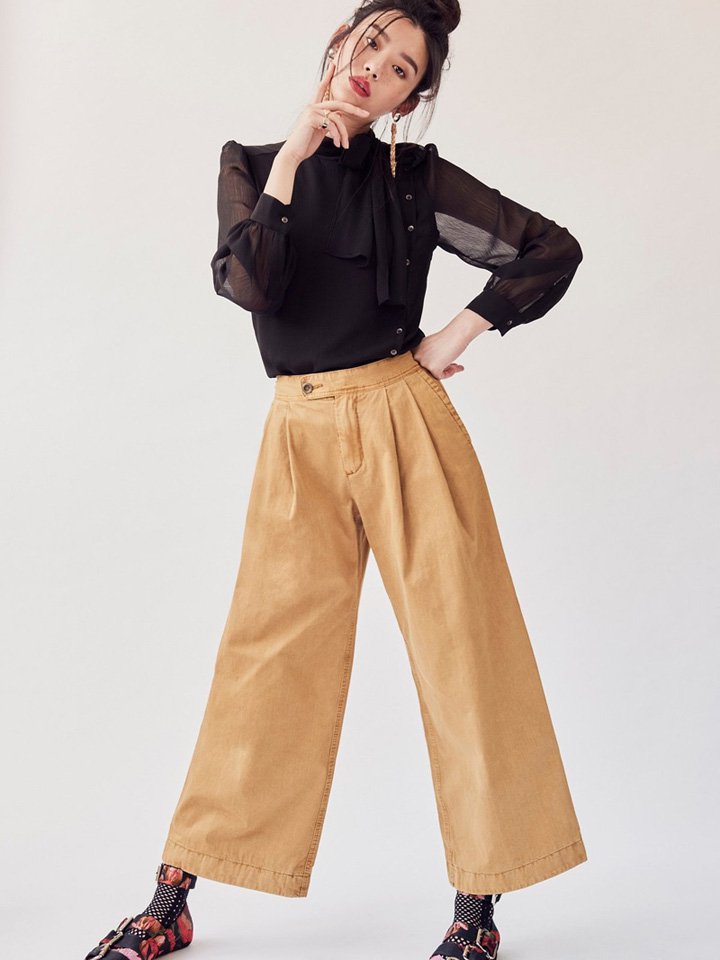 Free People时尚广告摄影图片 超模奚梦瑶代言