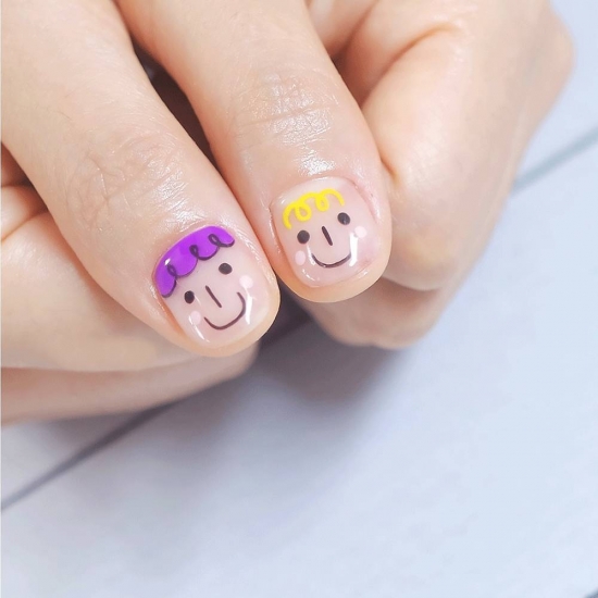 可爱美甲图片韩版2025 美甲可爱超萌图片