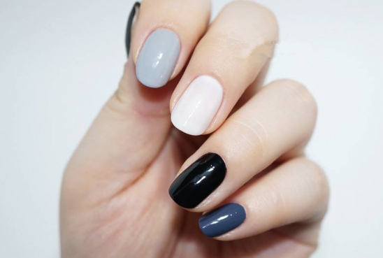 蓝色美甲教程 美甲蓝色款式图片