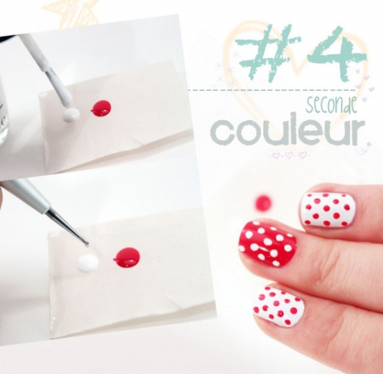 简易复古波点美甲教程 复古波点美甲怎么做