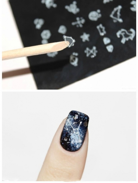 梦幻星座美甲教程 梦幻星座美甲怎么做