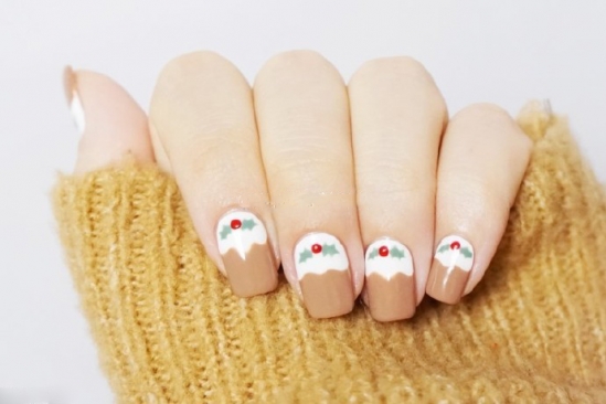 圣诞cupcake美甲教程 圣诞cupcake美甲怎么画