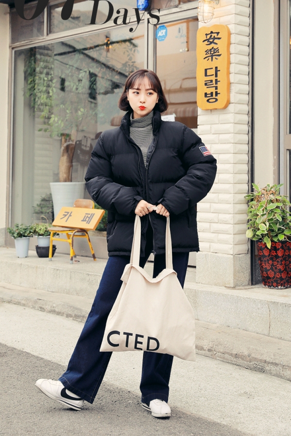黑色面包服配什么鞋子