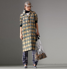burberry2025格纹大衣 burberry经典格纹