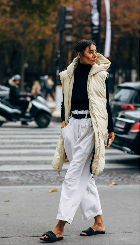 冬天大衣配凉鞋 冬天穿大衣凉鞋