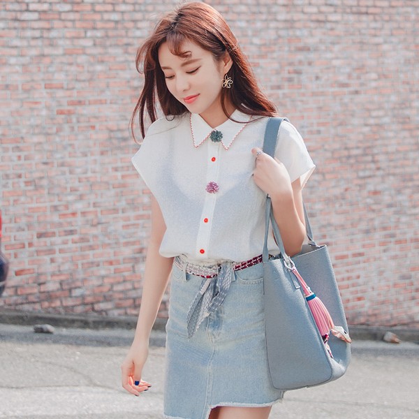 确认过眼神,设计感白衬衫最迷人