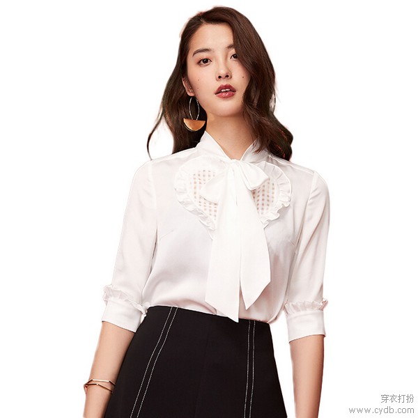 百搭无忧愁,小白衫放大招