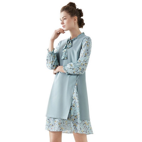 假两件连衣裙,轻轻套上就能优雅出行