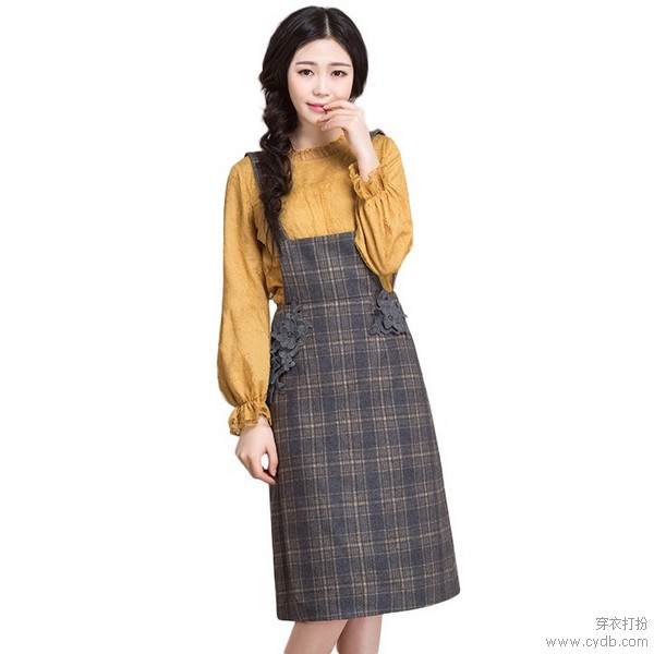 逆转时光,背带连衣裙重温少女感