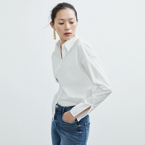 确认过眼神,设计感白衬衫最迷人