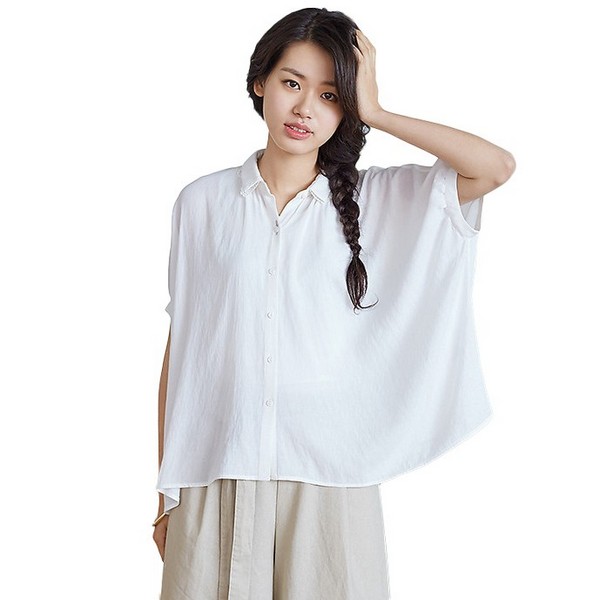 纯色雪纺衫,唯美浪漫优雅成仙