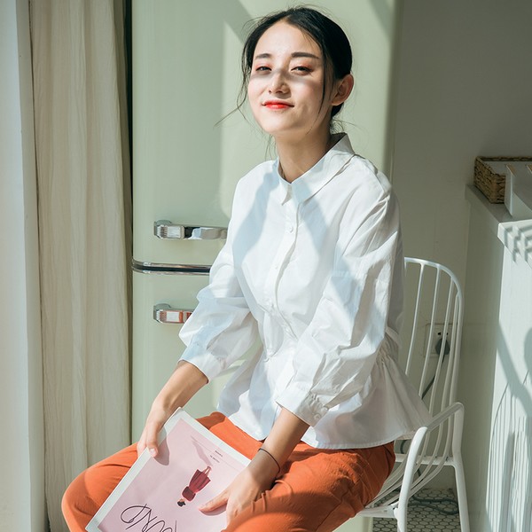 确认过眼神,设计感白衬衫最迷人