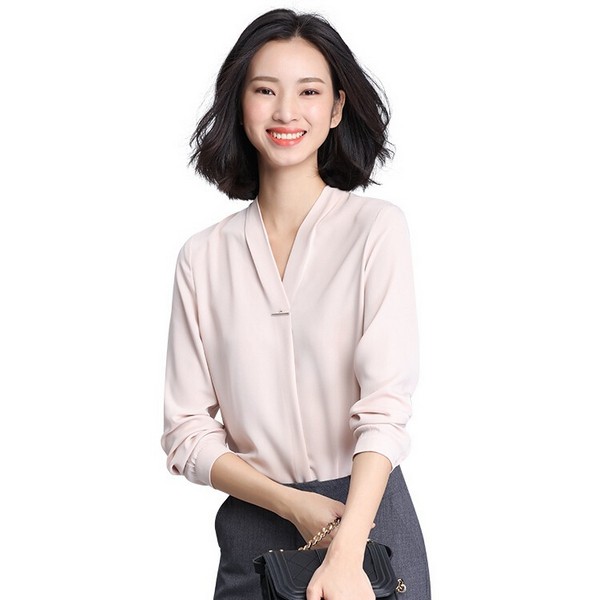 纯色雪纺衫,唯美浪漫优雅成仙