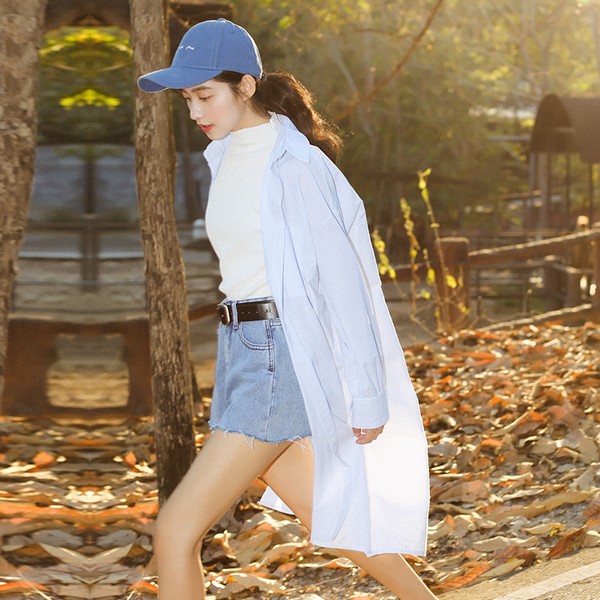 时髦又百变,衬衫裙凹造型从不敷衍