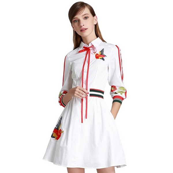 衬衫连衣裙温婉派,乖巧时髦释义淑女品格