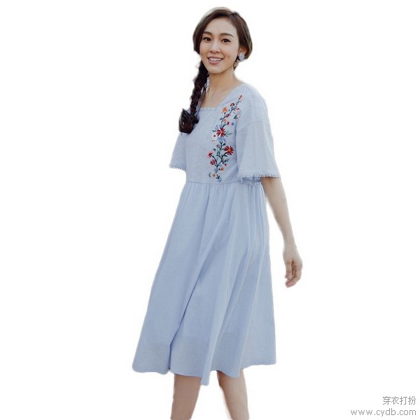 复古名媛,方领缔造巴掌脸