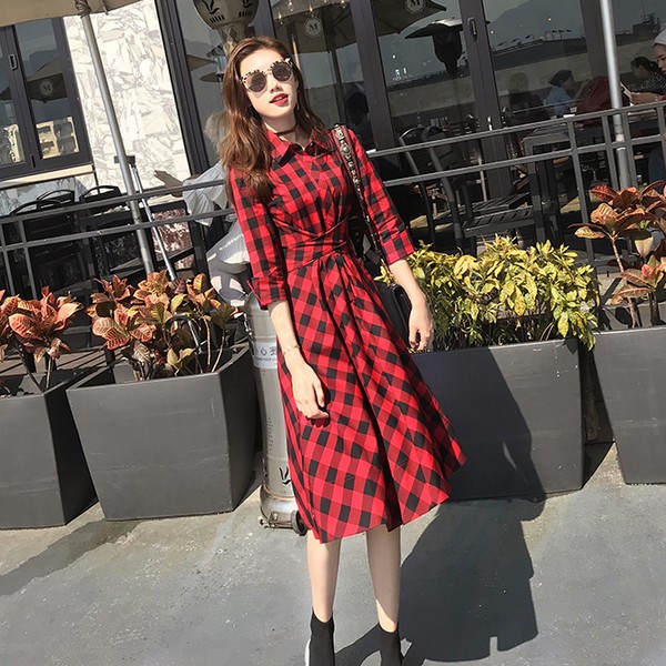 时髦又百变,衬衫裙凹造型从不敷衍