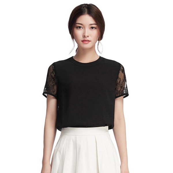 纯色雪纺衫,唯美浪漫优雅成仙