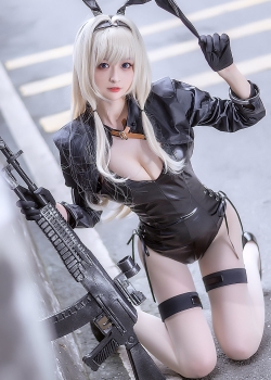 少女前线美女丝袜翘臀性感cos写真图片