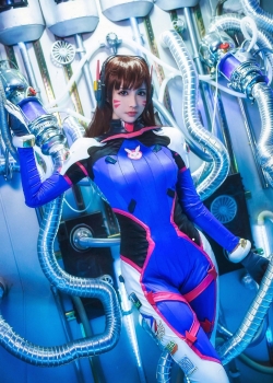 游戏美女dva cos图片守望先锋cos美女图片