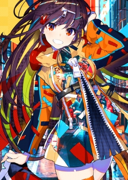 绚丽动漫人物插画高清手机壁纸