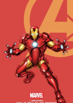 精致漫威卡通插画高清手机壁纸