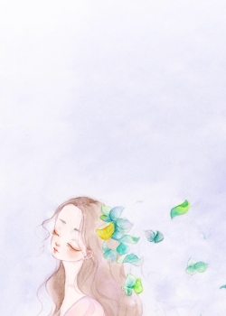 手绘唯美插画图片手机壁纸