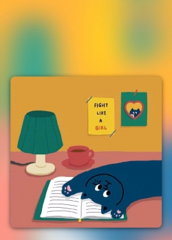 可爱萌系卡通猫咪手机壁纸