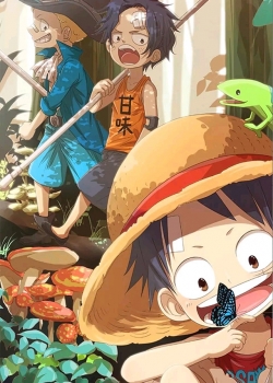 海贼王人物插画高清手机壁纸