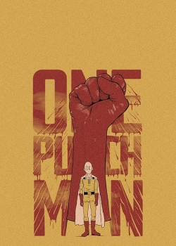 一拳超人埼玉人物插画高清手机壁纸