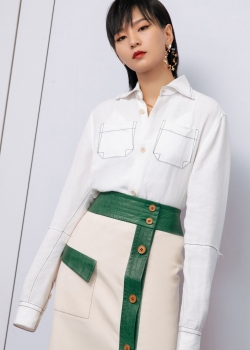 周笔畅时尚写真手机壁纸