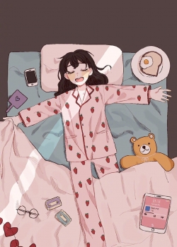 可爱女生创意手机壁纸图片