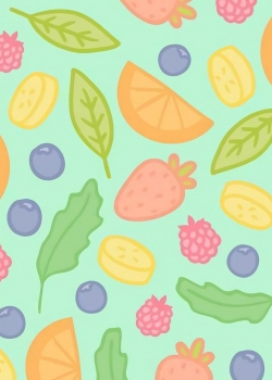 水果手绘高清手机壁纸图片